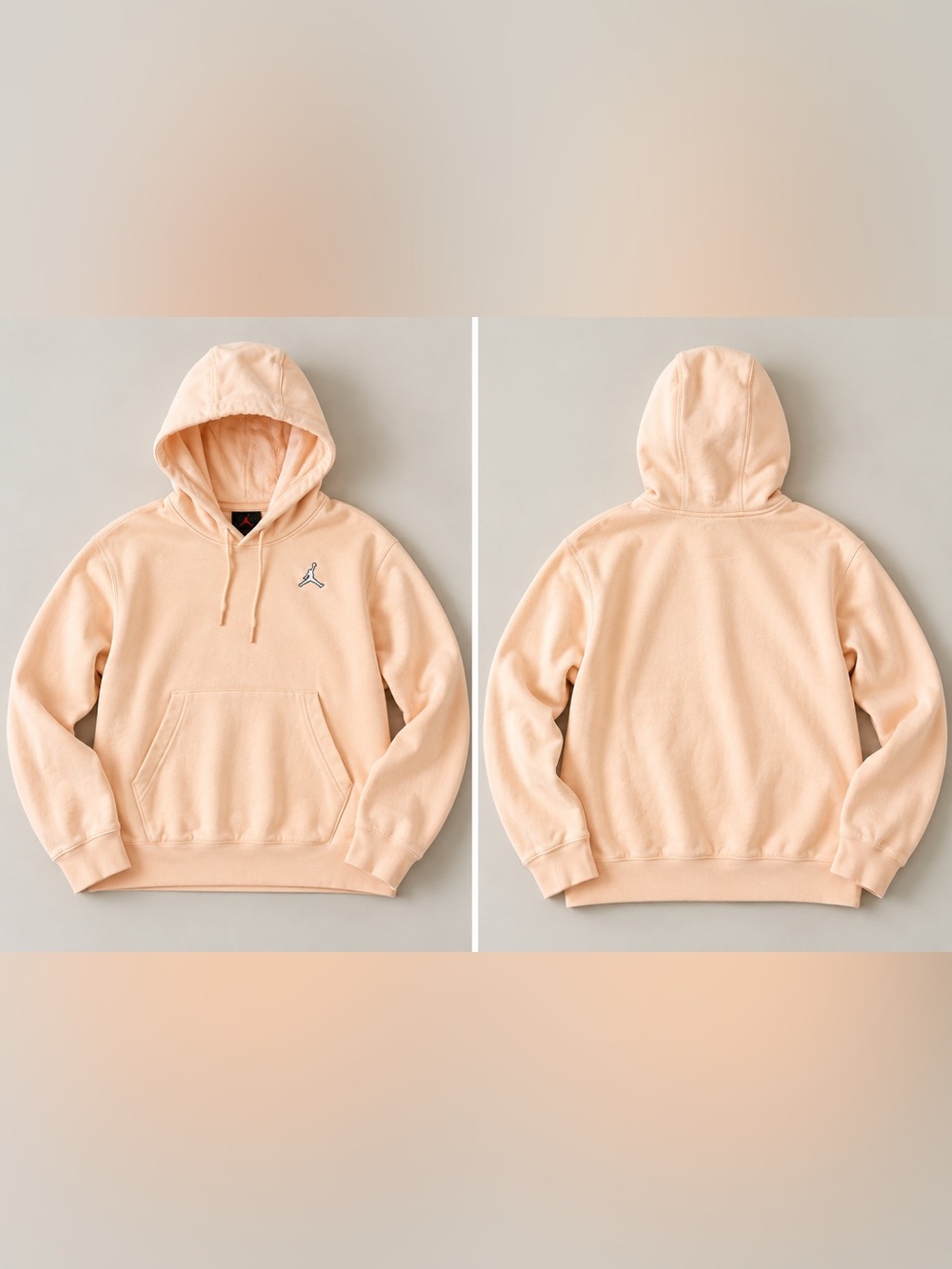 Jordan Brand Jumpman Peach Fleece Hoodie Loose Fit Medium